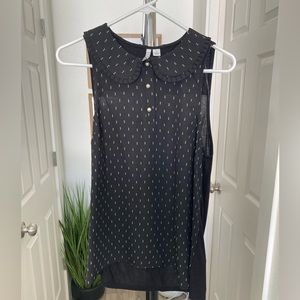 Size small- brand “ELLE”- like new- lightweight-sleeveless professional blouse.